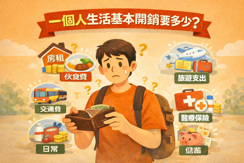 一個人生活基本開銷